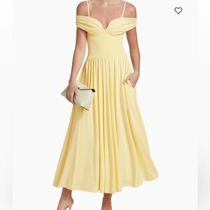 SIMKHAI Amarantha Off the Shoulder Dress